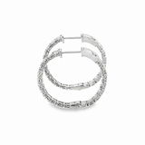 Platinum 4.70ct Diamond Earrings