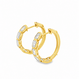 10k Yellow Gold 2.05ct Lab Diamond Earrings