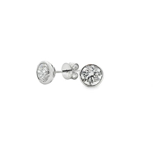 Platinum 1.55ct Lab Diamond Earrings