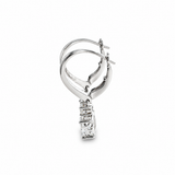 10k White Gold 1.75ct Lab Diamond Earrings
