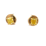 14k Yellow Gold 1.35ct Yellow Diamond Earrings