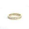 14k Yellow Gold Diamond Eternity Ring