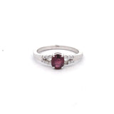 Sterling Silver .69ct Ruby Ring