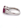 Sterling Silver .8ct Ruby Ring