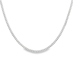 Platinum 9.65ct Lab Diamond Necklace