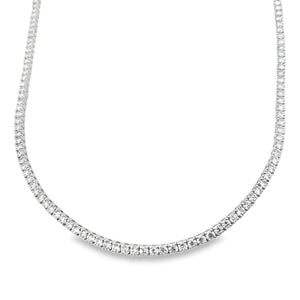 Platinum 9.40ct Lab Diamond Necklace