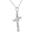 Platinum 1.75ct Diamond Cross Pendant