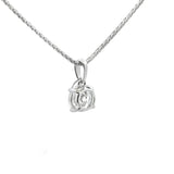 Platinum 1.15ct Lab Diamond Pendant
