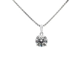 Platinum 2.0ct Lab Diamond Pendant