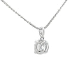 Platinum 2.0ct Lab Diamond Pendant