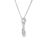 White Gold .40ct Diamond Cross Pendant