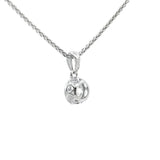 Platinum 1.05ct Lab Diamond Pendant