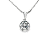 Platinum 2.10ct Lab Diamond Pendant