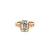 14k Yellow Gold 3.27ct Diamond Ring