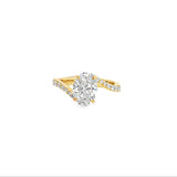 14k Yellow Gold 2.30ct Diamond Ring
