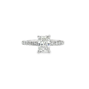 14k White Gold 1.86ct Lab Diamond Ring
