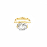 14k Yellow Gold 5.40ct Diamond Ring