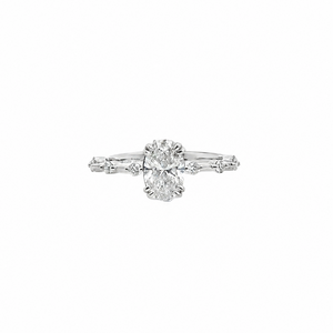 Platinum 1.35ct Lab Diamond Ring