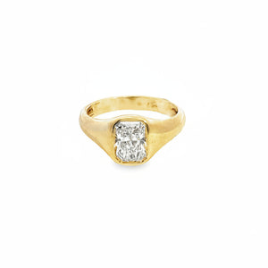 10k Yellow Gold 1.55ct Lab Diamond Ring