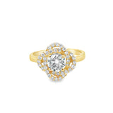14k Yellow Gold 1.50ct Diamond Ring