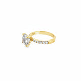 14k Yellow Gold 3.50ct Diamond Ring