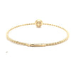 14k Yellow Gold .01ct Diamond Bangle