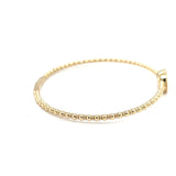 14k Yellow Gold .01ct Diamond Bangle