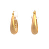 18k Yellow Gold .85ctWhite Diamond Earrings