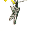 Emerald and Diamond Starfish Necklace