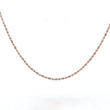14k White and Rose Gold Chain