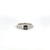Natural Alexandrite Diamond 18k White Gold Ring