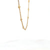 Beautiful 14” 14k Yellow Gold Diamond Necklace