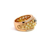 Vintage Tri-Gold and Diamond Ring