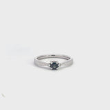 Natural Alexandrite Diamond Circular Ring