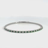 Stunning Emerald and Diamond Bangle