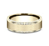 14k Yellow Gold Men's Ring 7mm