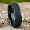 Black Titanium Men's Ring 7mm