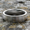 White Cobalt Men's Ring 6mm
