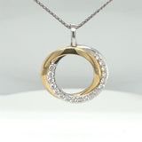 Circle of life Yellow and White Gold Twist