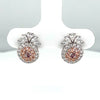 Rosebud Pink Diamond Earrings