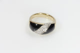 Black Onyx Blitz Diamond Ring