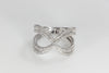 Crisscross 0.75 Carat Diamond Ring