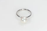 Single Elegant Pearl Ring