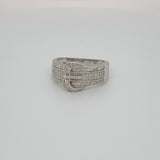 Buckle Diamond Ring