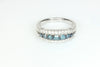 Blue and White Diamond Layered Luxe Band