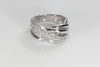0.93 Carats Crisscross Ring