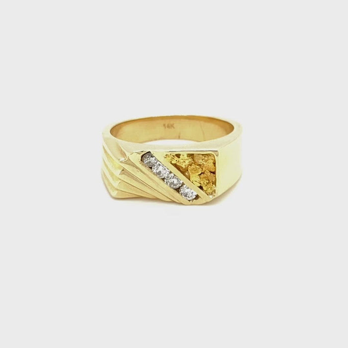 24 Karat Yellow Gold Hammer Finish Band Ring - Ring size 6 For Sale at  1stDibs | ring size 24, size 24 ring, 24 ring size