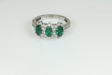 Stunning 1.5 carat Emerald Ring