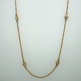 18" inch Stackable Diamond Necklace, 0.50 carat of diamonds.