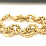 Linked to the Earth Yellow Italian Gold Bracelet